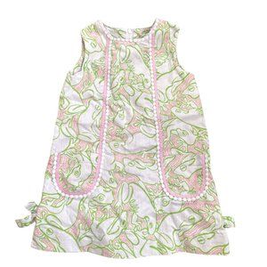 Lilly Pulitzer Childrens Frog Print Shift Dress